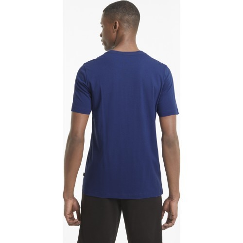 Puma Ess Logo Tee Men's T-Shirt, Electro Blue