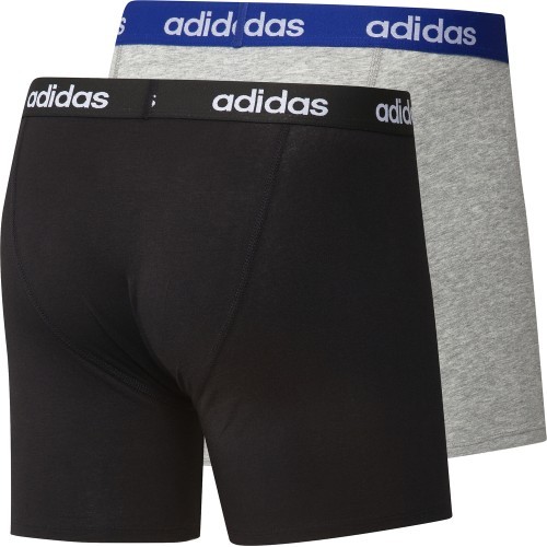 Adidas Linear Brief men's underwear 2-pack, black/grey