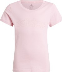 Adidas G Lin T Girls' T-Shirt, Pink, GN4049