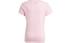 Футболка для девочек Adidas G Lin T, розовая, GN4049