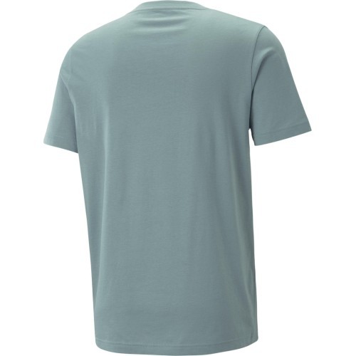 Puma Cotton Men's T-Shirt Graphics Wave Tee Green 674483 84