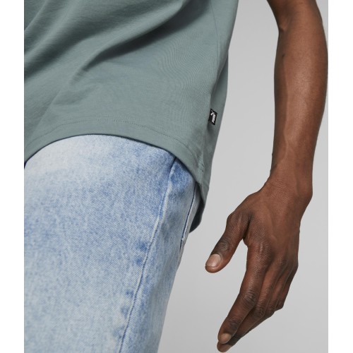 Мужская хлопковая футболка Puma Graphics Wave Tee Green 674483 84