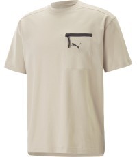 Puma Open Road Tee vīriešu kokvilnas T-krekls Granola Creamy 673401 88