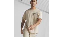 Puma Open Road Tee vīriešu kokvilnas T-krekls Granola Creamy 673401 88