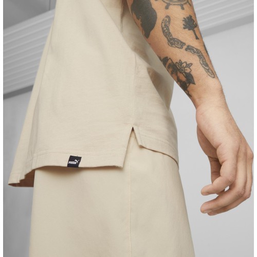Puma Open Road Tee Men's Cotton T-Shirt Granola Creamy 673401 88