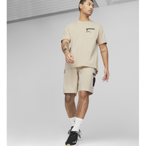 Puma Open Road Tee vīriešu kokvilnas T-krekls Granola Creamy 673401 88
