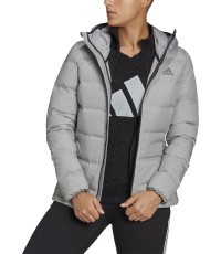 Женский пуховик Adidas W Helionic Mel Grey H59835