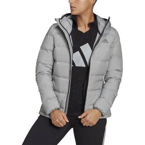 Женский пуховик Adidas W Helionic Mel Grey H59835