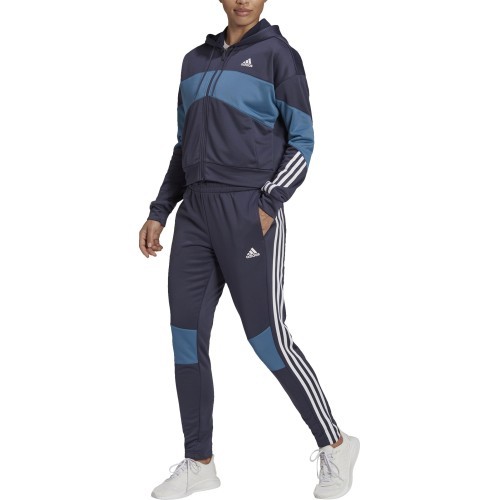 Спортивный костюм женский Adidas W Bold Block TS синий HD9033