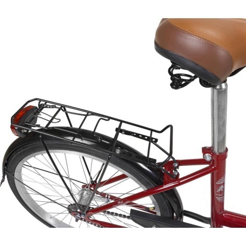 Dviratis AZIMUT Fold 20" 2023 bordo pusmatēts