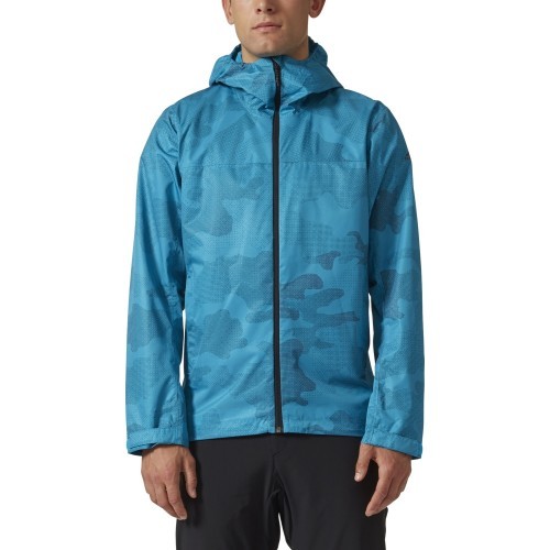Мужская куртка Adidas Wandertag Jacket AOP синяя BS2475