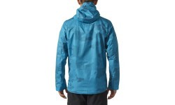 Мужская куртка Adidas Wandertag Jacket AOP синяя BS2475