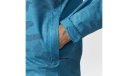 Мужская куртка Adidas Wandertag Jacket AOP синяя BS2475