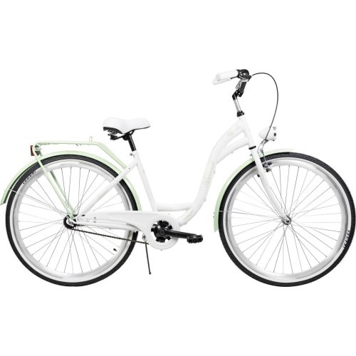 Велосипед AZIMUT City Lux 28" 2025 white-mint