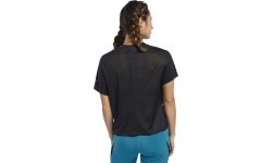 Reebok Wor Comm Poly Tee sieviešu krekls melns FQ0401