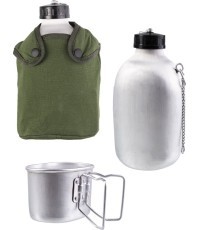 FRENCH 1,3LTR CANTEEN W.CUP AND COVER