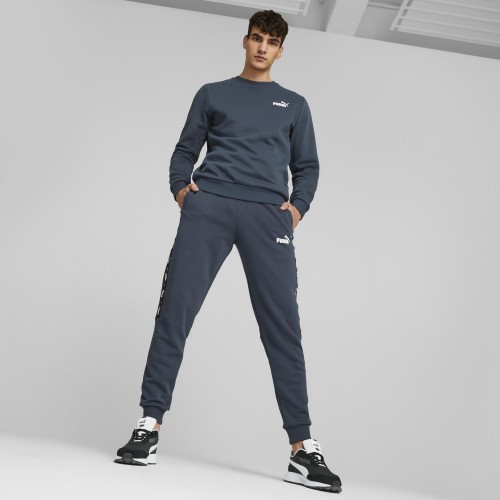 Puma sporta bikses vīriešiem Ess+ Tape Sweatpants Navy 847388 16