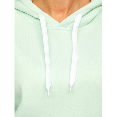 J.Style Women's Fleece Sweatshirt Mint 68W02-61