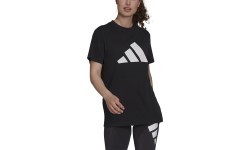 Adidas Women's Blouse W Fi 3B Tee Black H24100