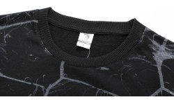 Glo Story men's sweatshirt Black Grey MPU 4143