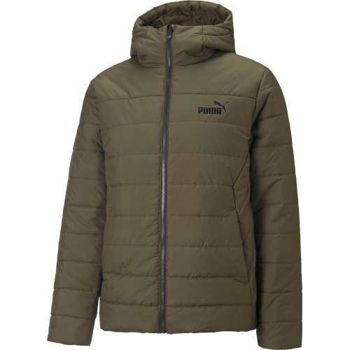 Мужская куртка Puma Ess Hooded Padded, хаки 848938 62