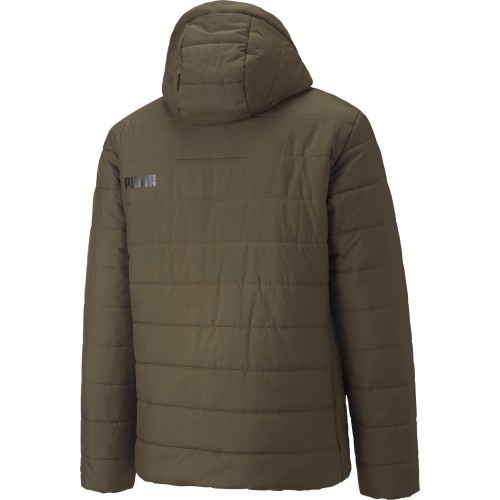 Puma Ess Hooded Padded vīriešu jaka, haki 848938 62