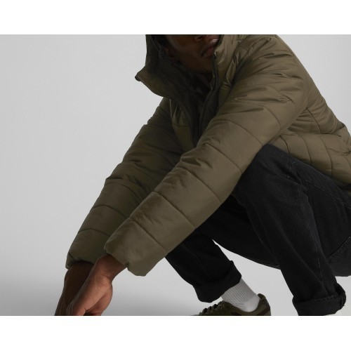 Puma Ess Hooded Padded vīriešu jaka, haki 848938 62