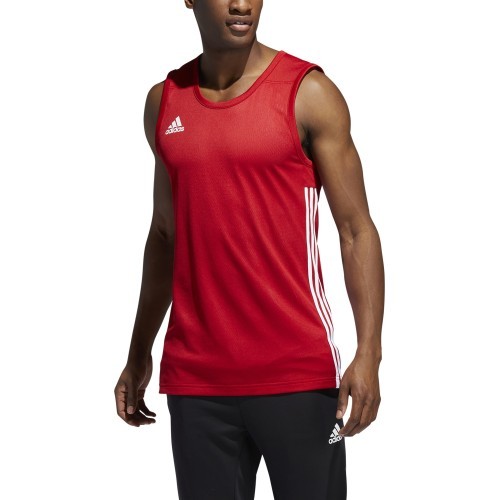 Adidas 3G Spee Rev Jrs Basketball Jersey Red White DY6595