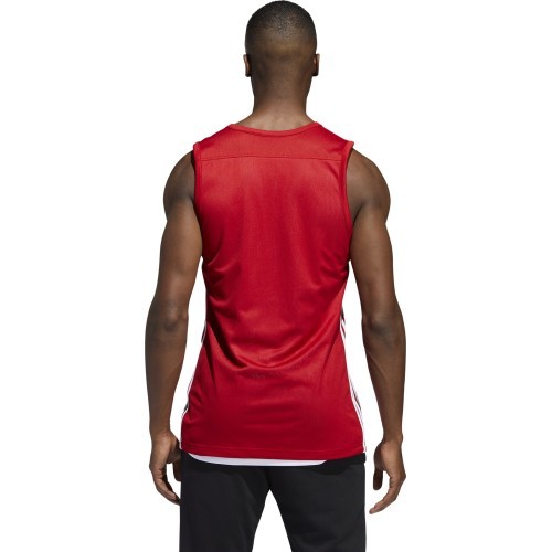 Adidas 3G Spee Rev Jrs Basketball Jersey Red White DY6595