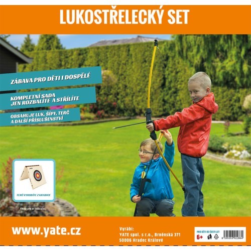  Archery Set in Box Yate - Target, 2 Arrows