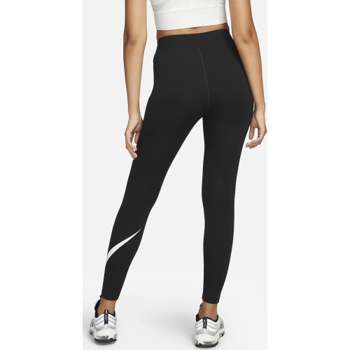 Женские легинсы Nike W NSW Clsc GX HR Tight Swoosh Black DV7795 010