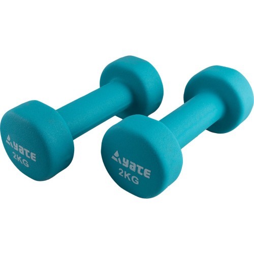 Neoprēna hanteles Yate, 2x2 kg