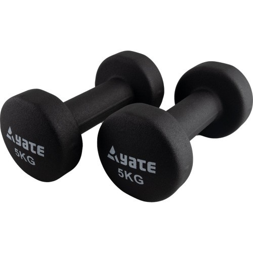 Neoprēna hanteles Yate, 2x5 kg
