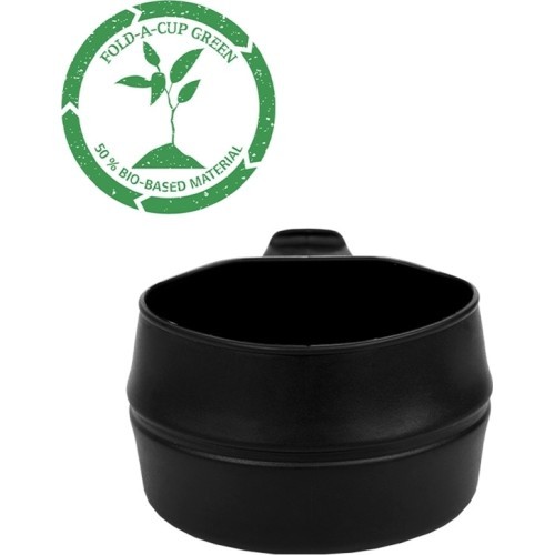 Salokāmā krūze Fold-A-Cup, 200 ml, melna