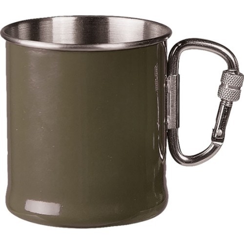 Nerūsējošā tērauda krūze ar karabīni OD, 250 ml