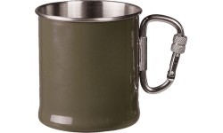 Nerūsējošā tērauda krūze ar karabīni OD, 250 ml