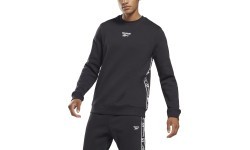 Reebok Ri Tape Crew vīriešu džemperis, melns HB5974