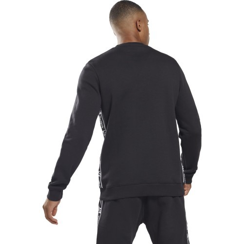 Reebok Ri Tape Crew Men's Sweatshirt, Black HB5974