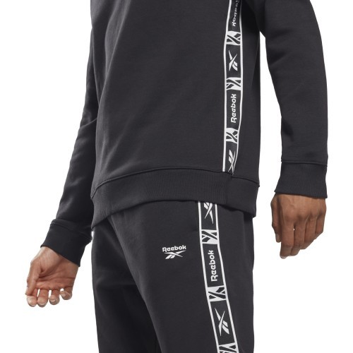 Мужской свитшот Reebok Ri Tape Crew, чёрный HB5974