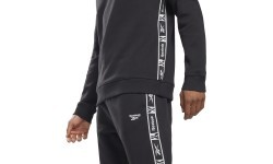 Reebok Ri Tape Crew Men's Sweatshirt, Black HB5974