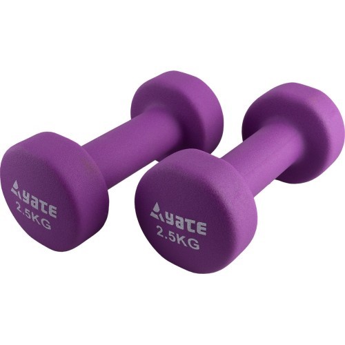Neoprēna hanteles Yate, 2x2,5 kg