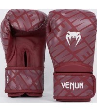 Боксерские перчатки Venum Contender 1.5 XT бордовые/белые