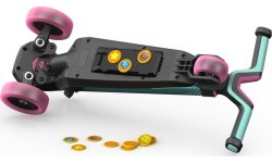 BERG Nexo Foldable Lights Magnet-deck Lime