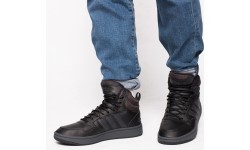 Adidas Hoops 3.0 Mid WTR vīriešu apavi, melni GW6421