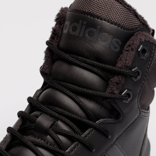 Мужские кроссовки Adidas Hoops 3.0 Mid WTR, чёрные GW6421
