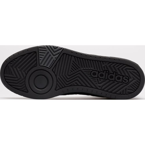 Мужские кроссовки Adidas Hoops 3.0 Mid WTR, чёрные GW6421