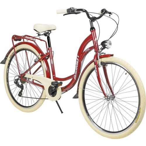 Velosipēds AZIMUT Vintage TX-7 28" 2025 burgundy-cream shiny