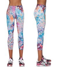 Женские леггинсы для фитнеса для занятий спортом Bas Black Caty 70 - Multicolour