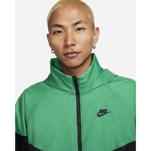 Мужская куртка Nike M NK WR Anorak Jkt, чёрно-зелёная DQ4910 324