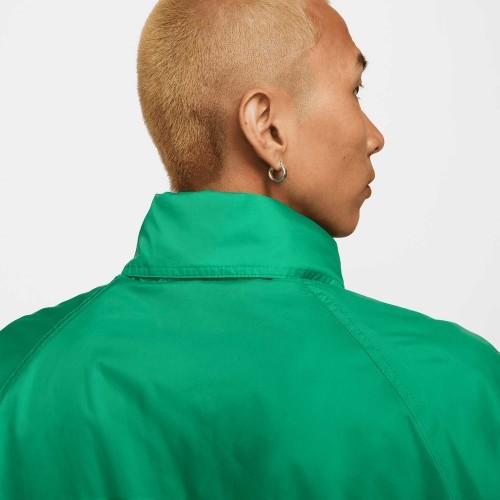 Nike M NK WR Anorak Jkt vīriešu jaka, melna/zaļa DQ4910 324